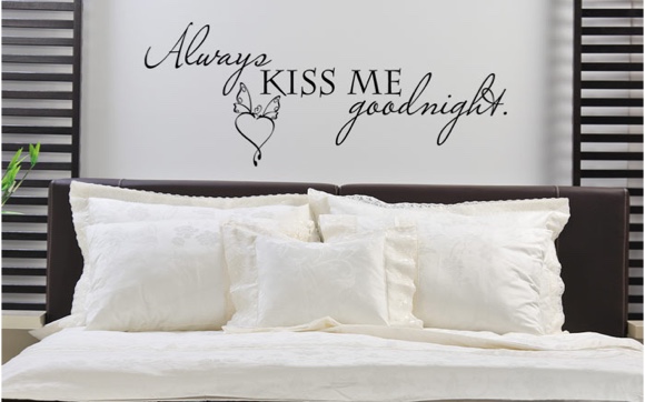 Always kiss me goodnight