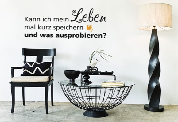 Kann ich mein Leben mal kurz speichern und was ausprobieren?