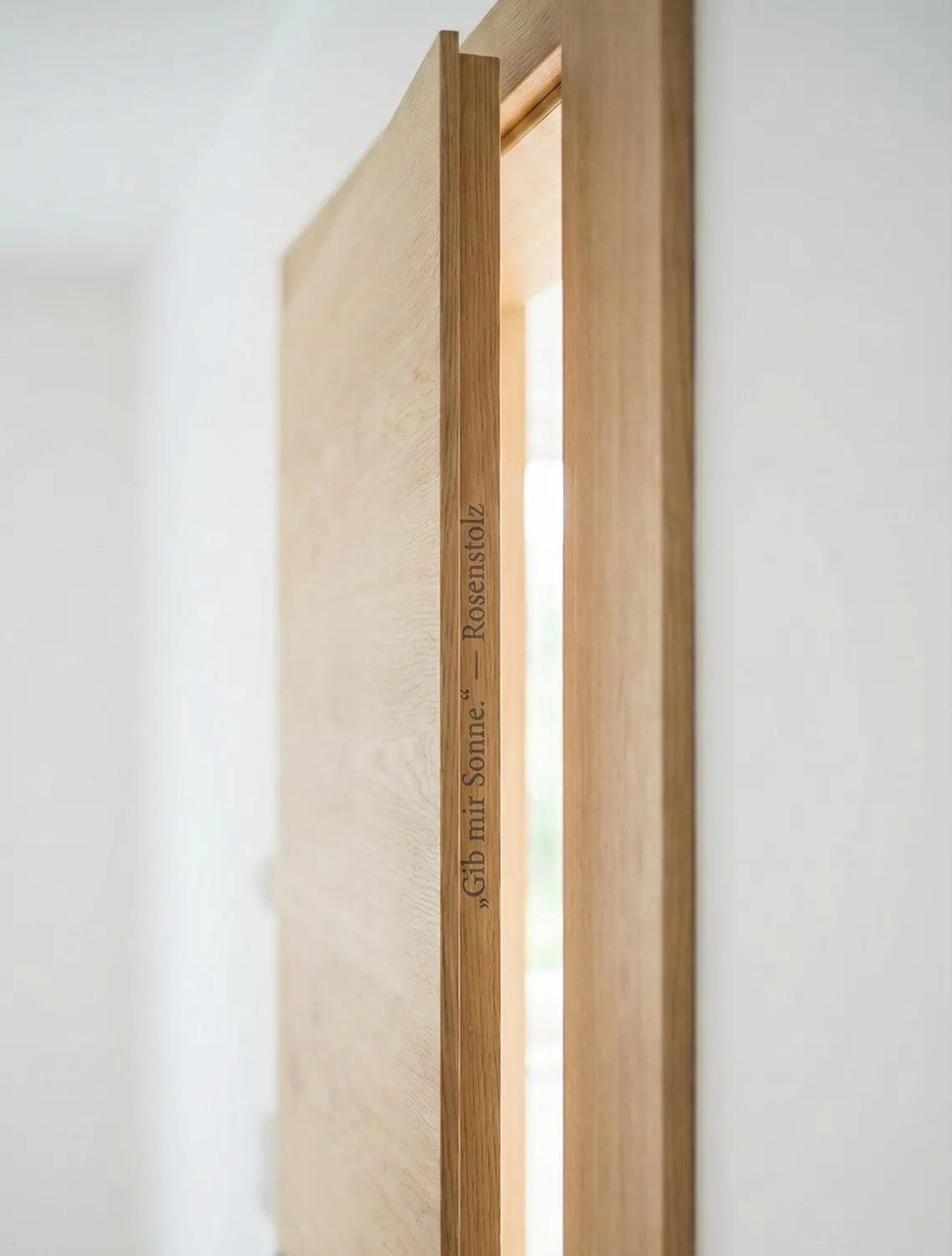 Text für Türrahmen