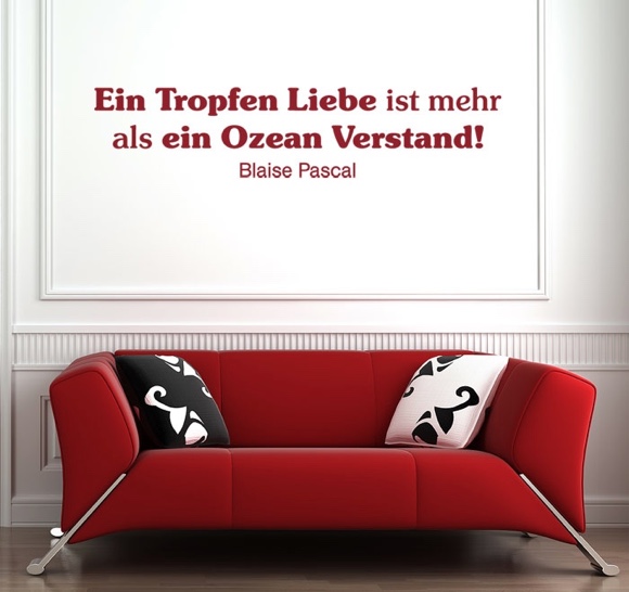 Ein Tropfen Liebe ist mehr als ein Ozean Verstand!