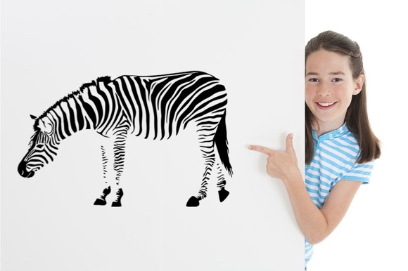 Zebra einzeln